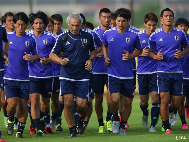 Samurai Blue Prepare For Last Game Against China Pr Eaff East Asian Cup 15 Japan Football Association