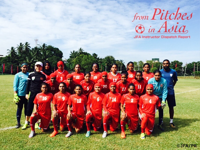 From Pitches in Asia - Dispatched JFA-certified instructor report vol.9: KAWAMOTO Naoko, the Coach of the Maldives Women’s National Team