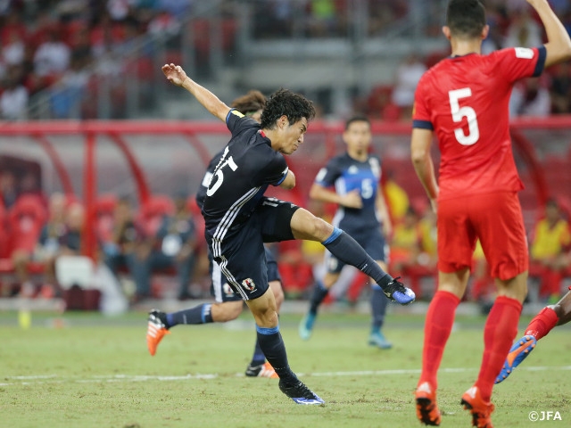 Samurai Blueシンガポールに3 0勝利で首位奪回 Fifaワールドカップ予選第5戦 Jfa 公益財団法人日本サッカー協会