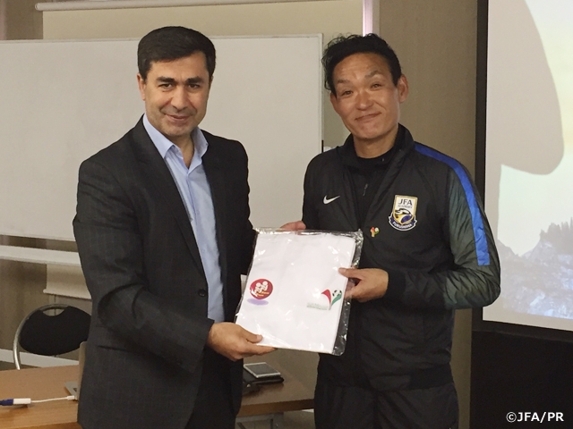 Iran football federation inspected JFA Academy Fukushima and Kawasaki Frontale