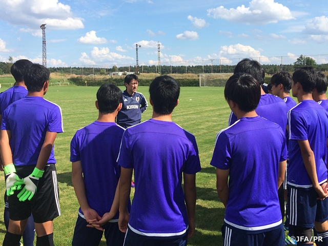 U-17 Japan National Team prepare for Václav Ježek youth tournament in Czech Republic