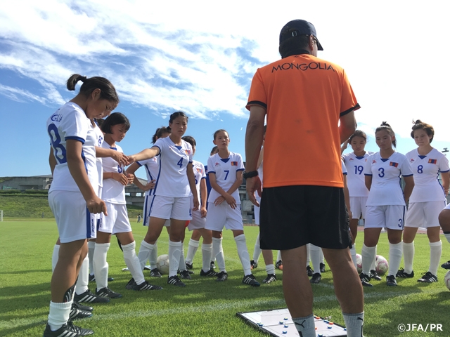 U-14 Mongolia Women’s National Team wrapped up their training camp at Matsushima Football Centre and returned home