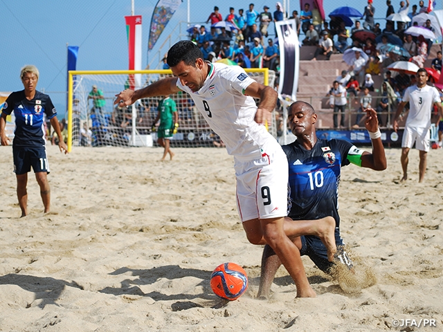 Japan’s beach soccer squad lose to Iran, moving on to the 3rd place match for World Cup spot at AFC Beach Soccer Championship