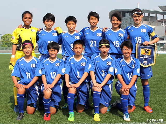 U-14日本女子選抜　朝鮮民主主義人民共和国に敗れる