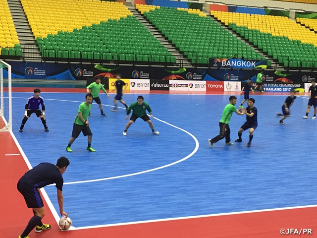 U-20 Japan Futsal National Team make final preparation for quarter-final of AFC U-20 Futsal Championship
