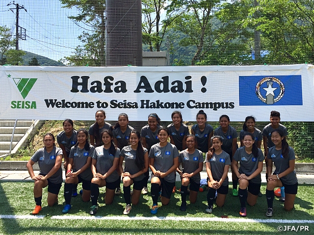 Northern Mariana Islands Women’s National Team holds training camp in Kanagawa Prefecture