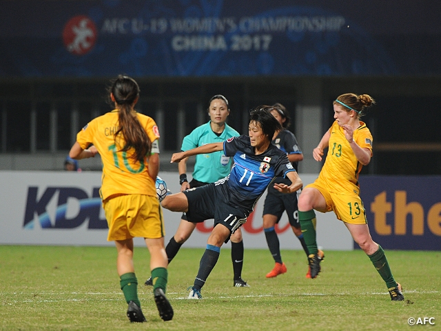 U-19日本女子代表　U-19オーストラリア女子代表に5-1で勝利 ～AFC U-19女子選手権～