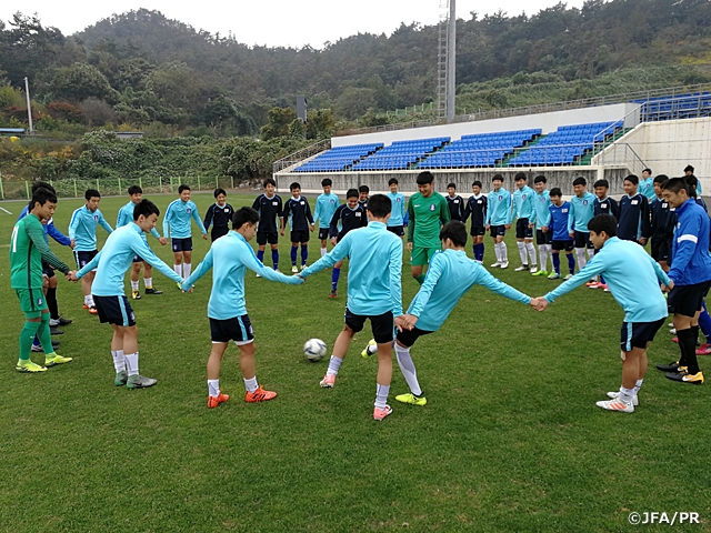 JFAエリートプログラム U-14韓国遠征 ～JOC日韓競技力向上スポーツ交流事業～　U-14韓国代表と親善試合を実施