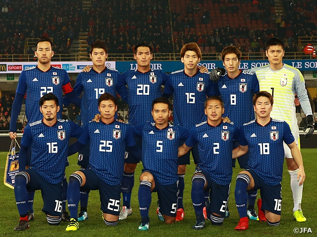 SAMURAI BLUE finish Europe trip with loss to Belgium｜Japan Football ...