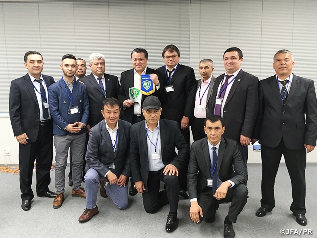Training programme conducted for academy directors of Uzbekistan Professional Football League in Tokyo and Shizuoka (3/6-12)
