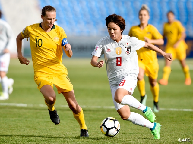 なでしこジャパン オーストラリアと1 1で引き分けるも準決勝進出とワールドカップ出場を決める Afc女子アジアカップヨルダン 18 Jfa 公益財団法人日本サッカー協会
