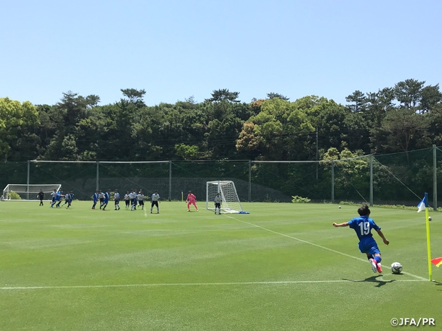 JFAエリートプログラムU-13　ジュビロ磐田U-14とのトレーニングマッチを実施
