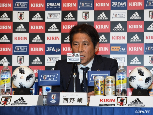 SAMURAI BLUE西野監督、「日本らしいサッカーをしたい」～2018 FIFA
