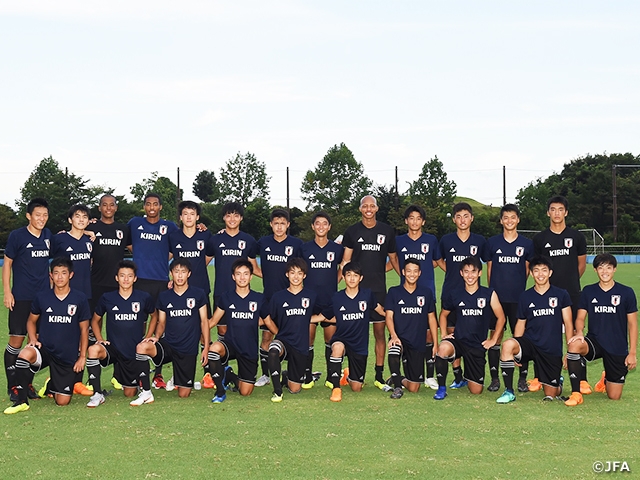 U-18 Japan National Team starts their trainings in preparation for the SBS Cup International Youth Soccer