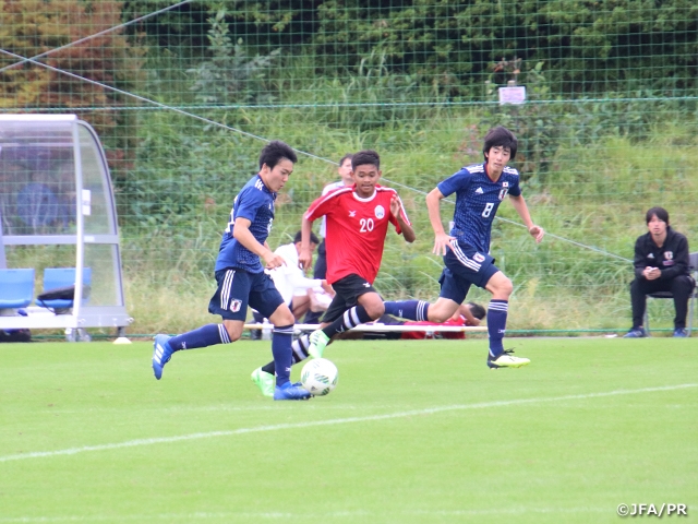 U-17 Japan National Team opens JENESYS 2018 Japan-Mekong U-17 Football Exchange Tournament with a victory