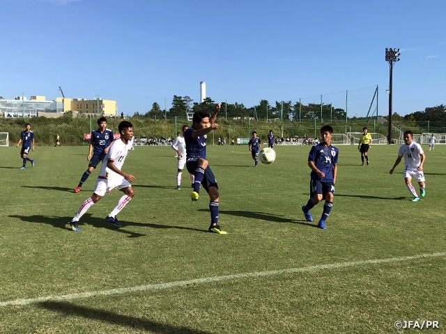 U-17 Japan National Team wins over Myanmar to record consecutive victories at JENESYS 2018 Japan-Mekong U-17 Football Exchange Tournament