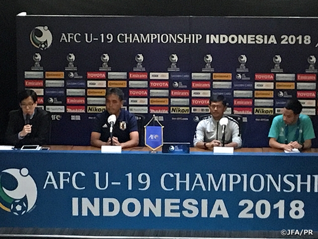 Afc U 19選手権インドネシア18 Top Jfa 公益財団法人日本サッカー協会