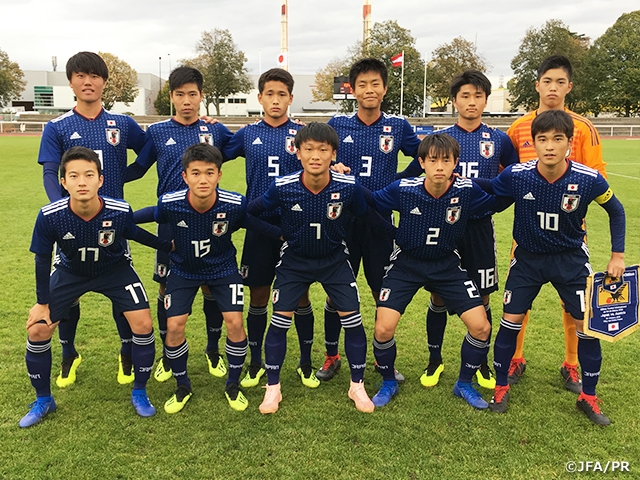 U 15日本代表 初戦を勝利で飾る バル ド マルヌu 16国際親善トーナメント18 Jfa 公益財団法人日本サッカー協会