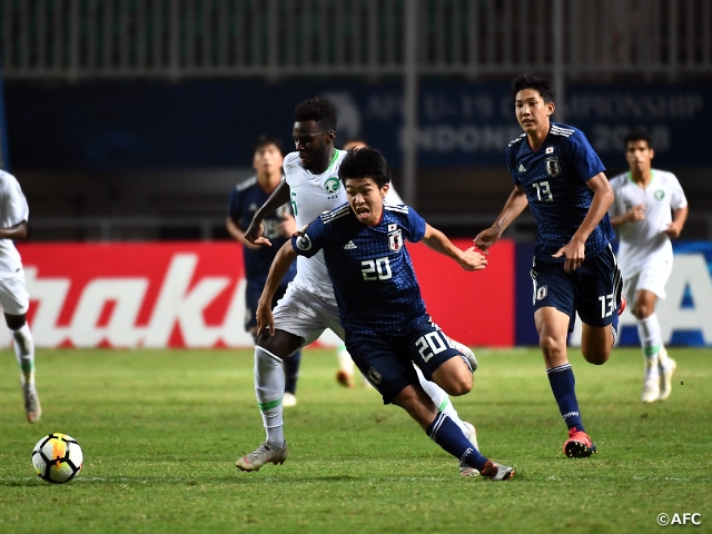 U 19 Japan National Team Loses To Saudi Arabia In The Semi Finals Of Afc U 19 Championship Indonesia 18 Japan Football Association