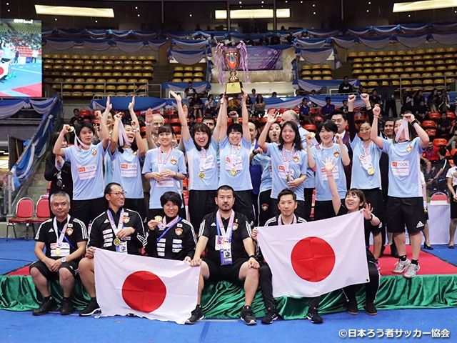 デフフットサル男女日本代表　アジア太平洋ろう者フットサル選手権（ワールドカップアジア予選）に出場