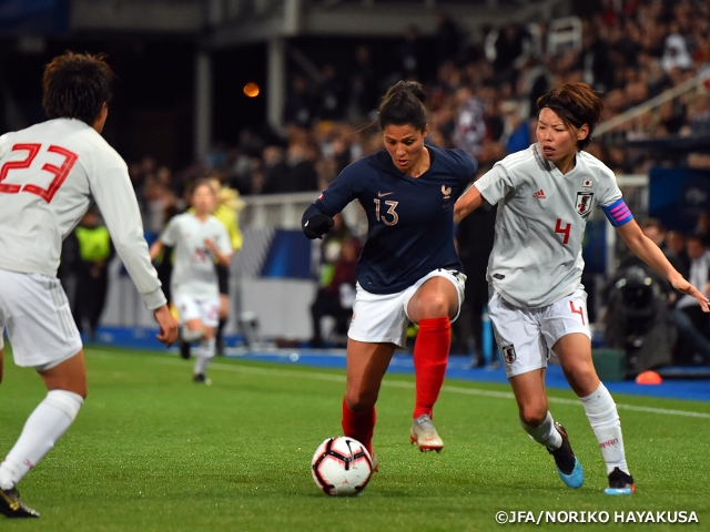 フランス女子代表戦 1 3で敗れる なでしこジャパンヨーロッパ遠征 4 1 11 フランス ドイツ Jfa 公益財団法人日本サッカー協会