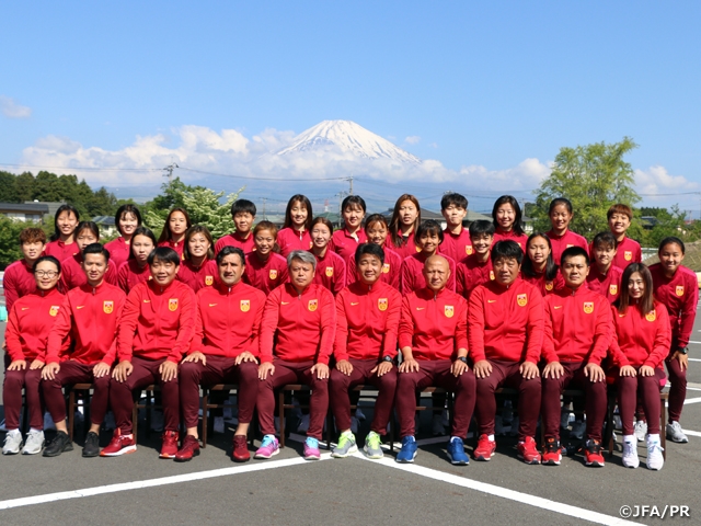 U-18 China PR Women's National Team holds training camp in Gotemba, Shizuoka