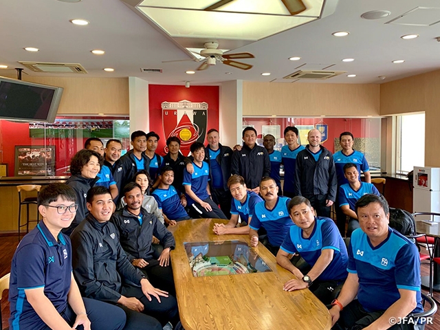 Football Association of Thailand holds Club Attachment Module of AFC Professional Football Diploma Coaching Course in Japan