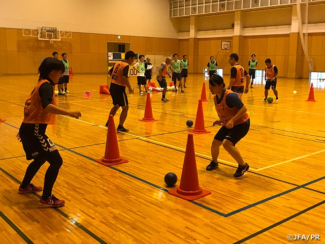 2019 edition of the training course for JFA Primary School Physical Education Support Instructors held at J-STEP