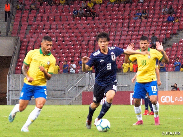 U 22日本代表 アウェイでブラジルに逆転勝利 Jfa 公益財団法人日本サッカー協会