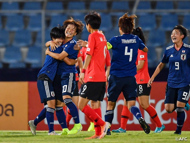 U 19 Japan Women S National Team Defeats Korea Republic To Mark Second Win Afc U 19 Women S Championship Thailand 19 Japan Football Association