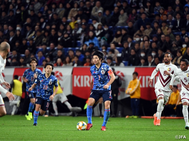 Samurai Blue Lose Final Home Match Of The Year 1 4 Against Venezuela Kirin Challenge Cup 19 11 19 Suita Japan Football Association