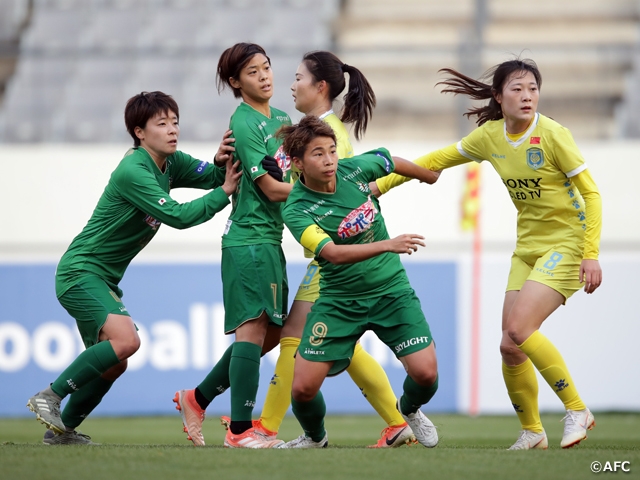 Nippon TV Beleza draw with Chinese Women's Super League Champions at the AFC Women's Club Championship 2019 - FIFA/AFC Pilot Tournament