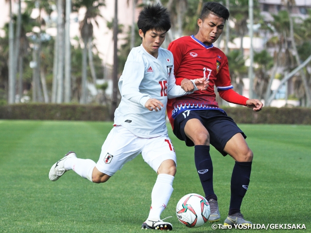 U-17 Japan National Team win 2nd group match against U-19 Laos National Team 2-1 - JENESYS2019 Youth Football Exchange Tournament