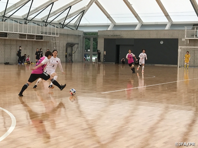 フットサル日本女子代表候補　トレーニングマッチ2試合を勝利で飾り、充実したトレーニングキャンプを終える