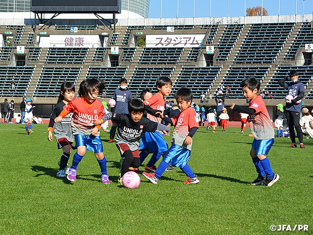 JFAユニクロサッカーキッズ in 熊本に772名のキッズが参加