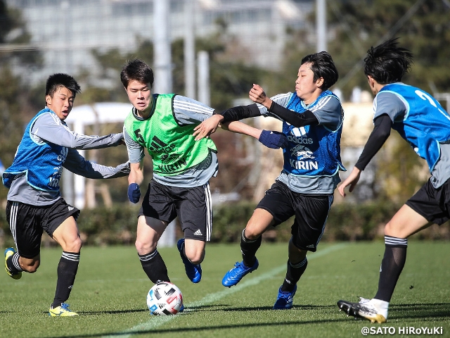 U 18日本代表候補 トレーニングキャンプを紅白戦で締めくくる Jfa 公益財団法人日本サッカー協会