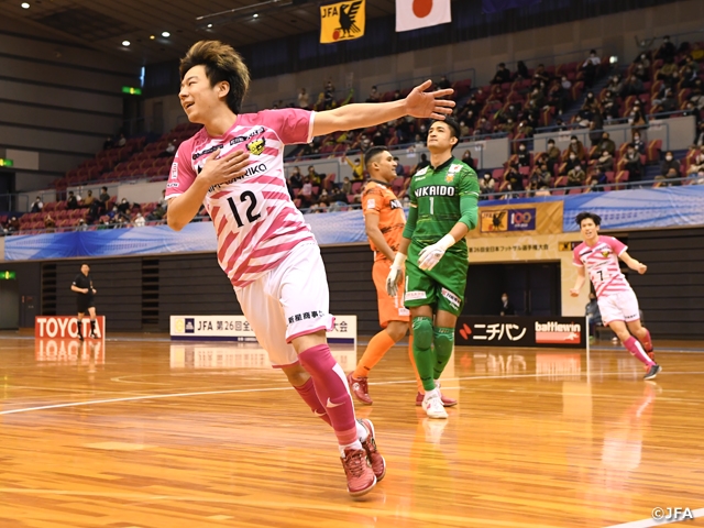 F2 Kashiwa’s amazing run continues as they defeat Oita to reach the Final of the JFA 26th Japan Futsal Championship