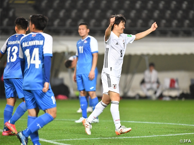 Osako’s hat-trick propels SAMURAI BLUE in 14 goal-victory over Mongolia National Team