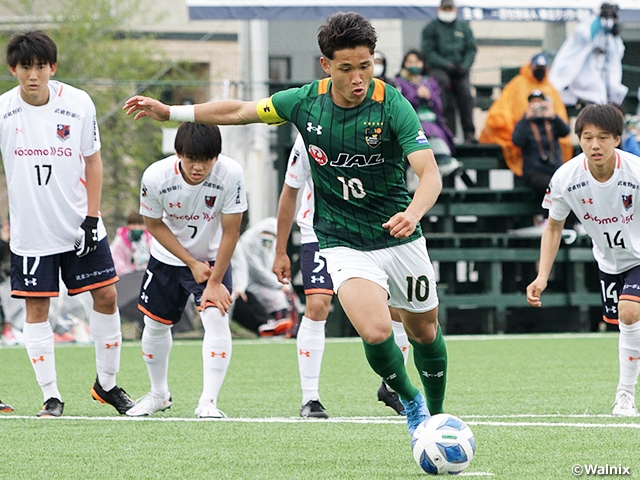 Aomori Yamada Wins Close Match Against Omiya To Keep Perfect Record At The Prince Takamado Trophy Jfa U 18 Football Premier League 21 Japan Football Association