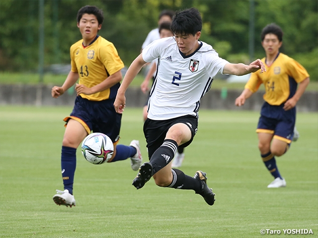 U-16日本代表候補　藤枝明誠高、JFAアカデミー福島U-18とトレーニングマッチを実施
