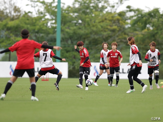 なでしこジャパン　トレーニングマッチ2試合目に向けて具体的な課題に取り組む
