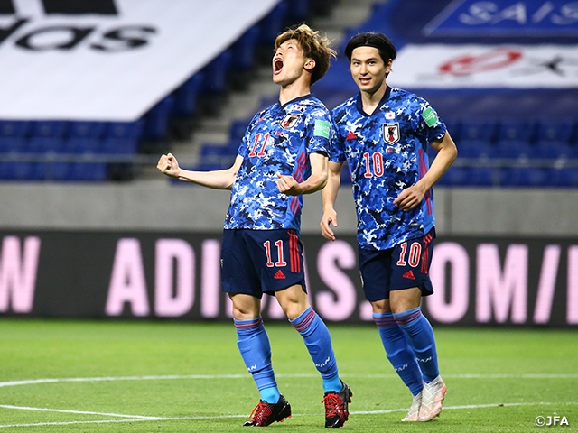 Samurai Blue タジキスタン代表に4 1勝利で7戦全勝 Jfa 公益財団法人日本サッカー協会
