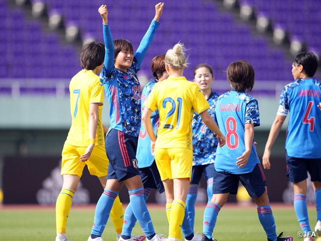 なでしこジャパン 8得点でウクライナ女子代表に快勝 Jfa 公益財団法人日本サッカー協会