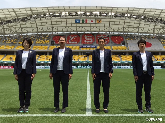 MS&ADカップ2021 なでしこジャパン vs メキシコ女子代表 担当審判員紹介