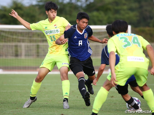 U-16日本代表候補　2試合のトレーニングマッチを実施