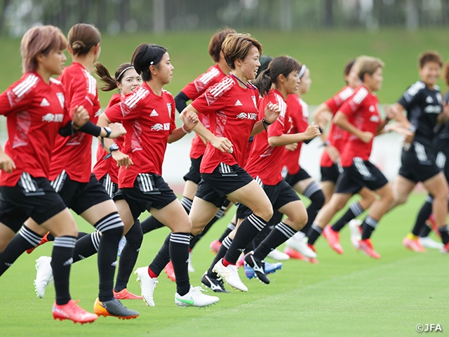 なでしこジャパン Ms Adカップ21 オーストラリア女子代表戦に向けて再始動 Jfa 公益財団法人日本サッカー協会