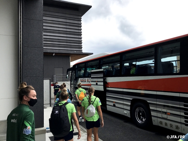 Australia Women’s National Team arrive in Japan ahead of the MS&AD CUP 2021