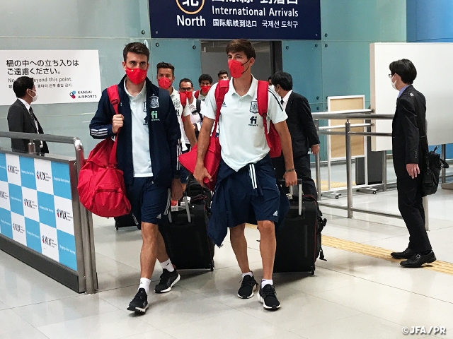 U-24 Spain National Team arrive in Japan ahead of KIRIN CHALLENGE CUP 2021