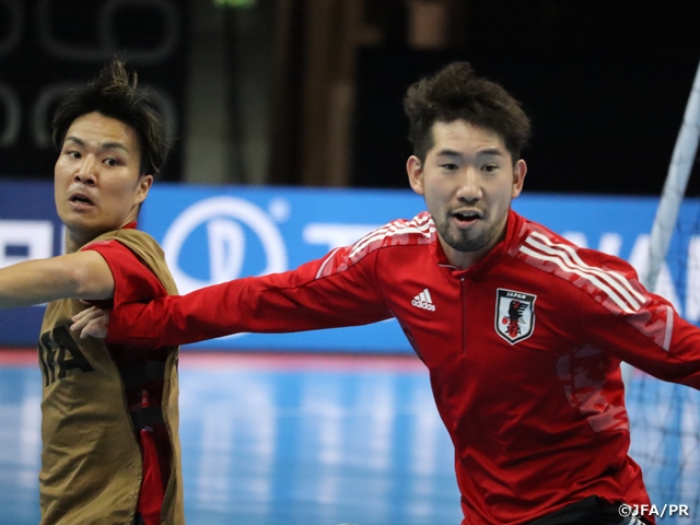 Japan Futsal National Team hold official training in Kaunas ahead of match against Brazil