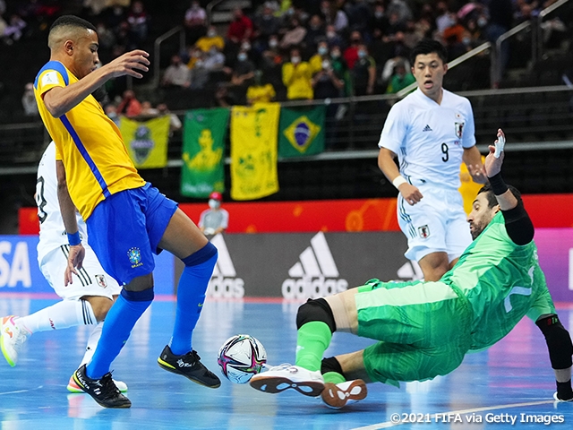 Match Report フットサル日本代表 ラウンド16でブラジルに2 4で敗れて大会を終える Jfa 公益財団法人日本サッカー協会